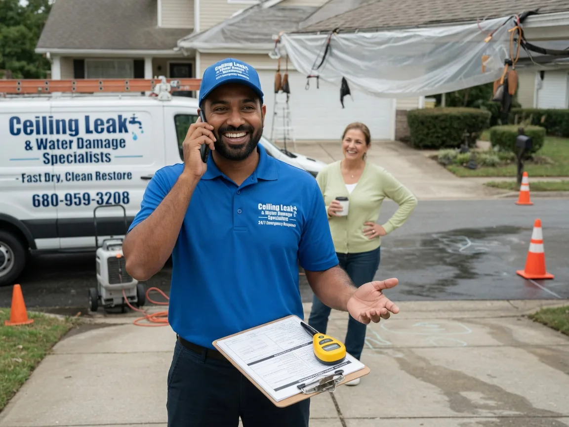 Ceiling Leak Cleanup Albert, OK FAQs